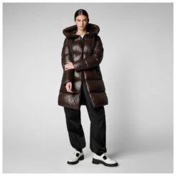 SAVE THE DUCK Women's Isabel - Mantel -Maier Sports Verkäufe save the duck womens isabel mantel detail 3